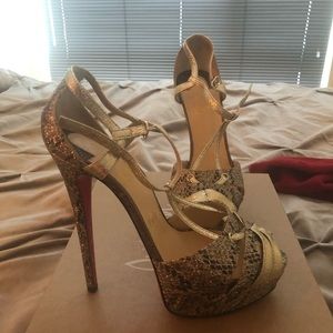 Christian louboutin glennalta glitter